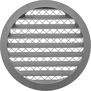 通风孔盖 - 铝 - 圆形通风百叶窗 - 带屏幕的金属柔软通风口 - 网眼